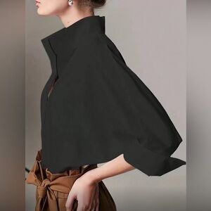 Elegant Black Women's Blouse